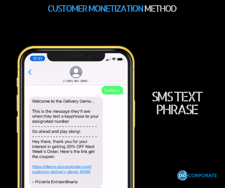 Delivery SMS Text Phrase