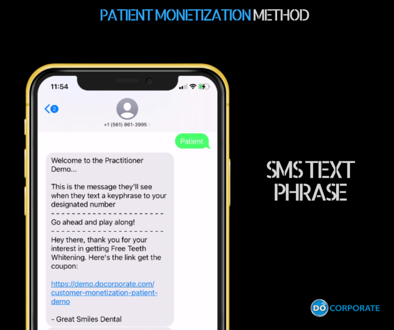 PATIENT SMS Text Phrase