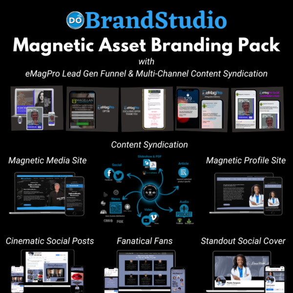 DoBrandStudio Magnetic Asset Branding Pack w eMagPro Lead Gen and Syndication