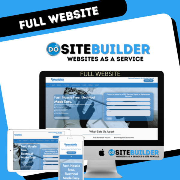 DoSiteBuilder Full Website as a Service